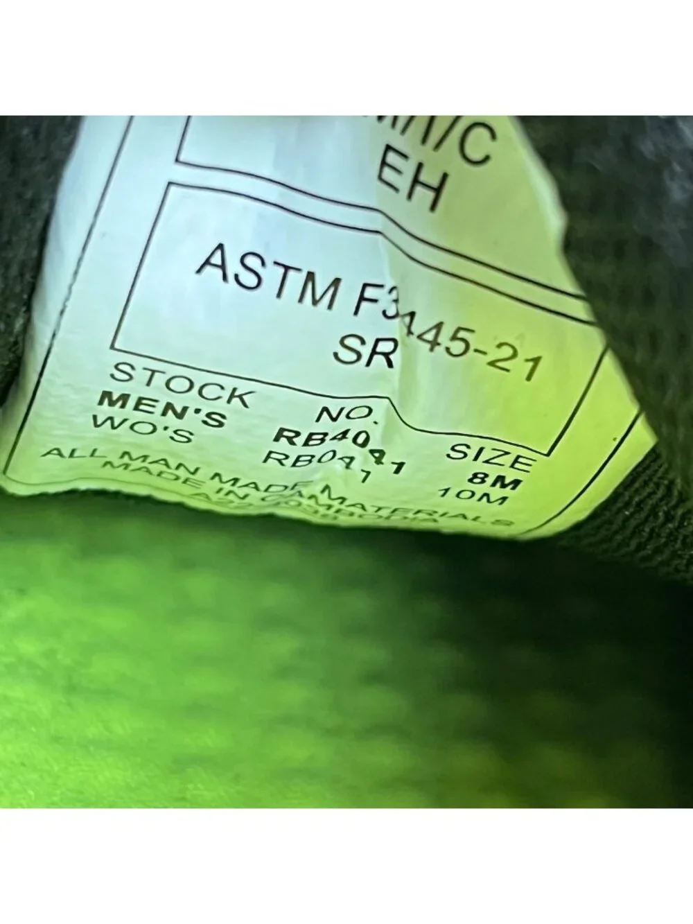 Reebok please review